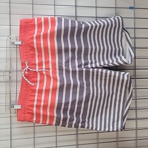 Maamgic Men's Swim Trunks 🏊‍♀️ Size XXL Gray and White and peach 🍑